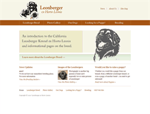 Tablet Screenshot of leonberger-hunde.org